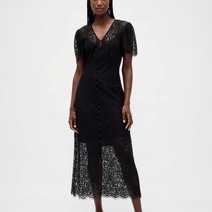 Elegant Black Lace Dress